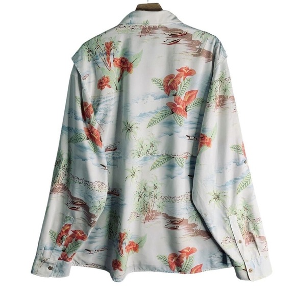 Faherty All Day Air UPF Button-Up Shirt Mens Size 2XL Tropical Breeze NWT $158 - Picture 5 of 15